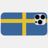 Zweedse vlag Case-Mate iPhone case (Achterkant (horizontaal))