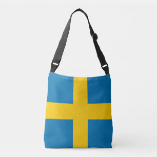 Zweedse vlag crossbody tas