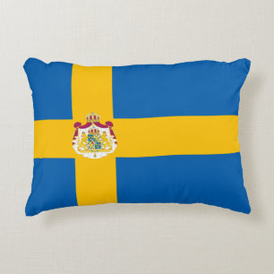Zweedse vlag decoratief kussen