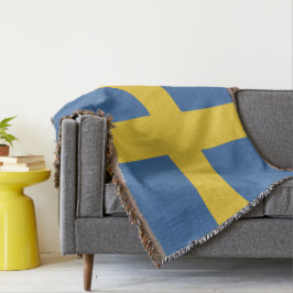 Zweedse vlag deken