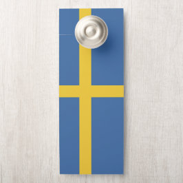 Zweedse vlag deurhanger