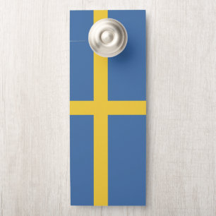 Zweedse vlag deurhanger