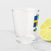 Zweedse vlag drink Zweden Shot Glas (Links)