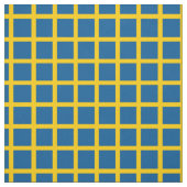 Zweedse vlag en Zweedse Trendy Fabric/mode Stof (Swatch)