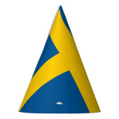 Zweedse vlag feesthoedjes (Links)