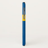 Zweedse vlag gepersonaliseerd Case-Mate iPhone case (Achterkant/links)