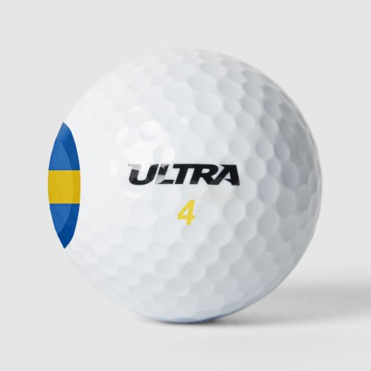 Zweedse vlag golfballen (Logo)