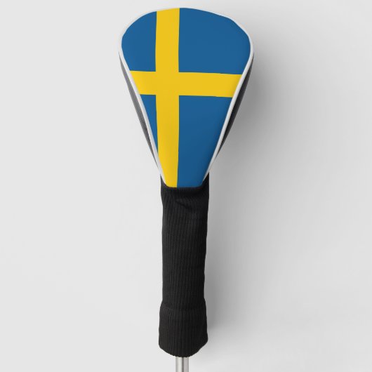 Zweedse vlag golfheadcover (Voorkant)