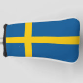 Zweedse vlag golfheadcover (Voorkant)