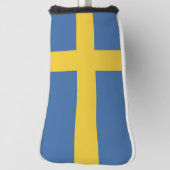 Zweedse vlag golfheadcover (Draai 90)