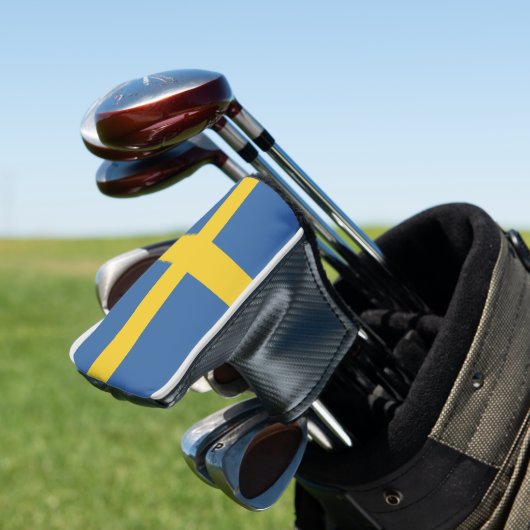 Zweedse vlag golfheadcover (Insitu)