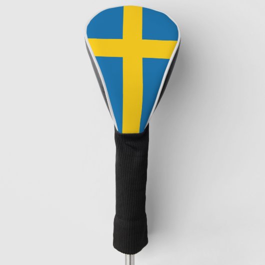 Zweedse vlag golfheadcover (Voorkant)