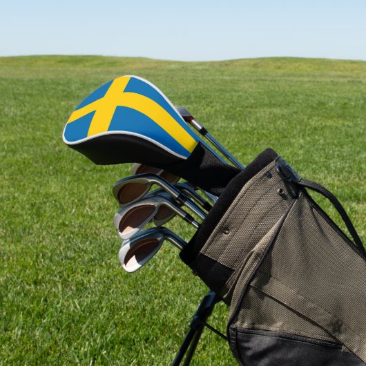 Zweedse vlag golfheadcover (Insitu)