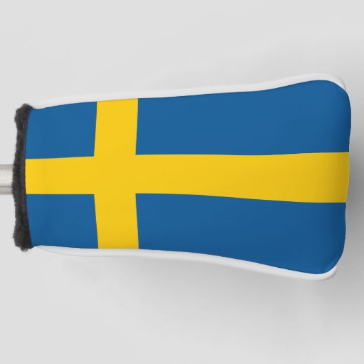 Zweedse vlag golfheadcover (Voorkant)