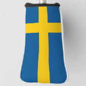 Zweedse vlag golfheadcover (Draai 90)