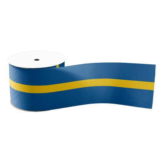 Zweedse vlag grosgrain lint (Spoel)