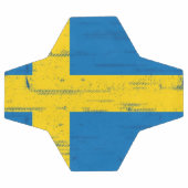 Zweedse vlag Grunge Voetbal (Enkel)