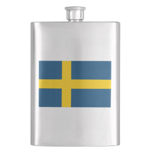 Zweedse vlag heupfles