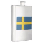 Zweedse vlag heupfles (Rechts)