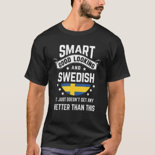 Zweedse Vlag Inheemse Trots Zweden Zweedse Wortels T-shirt