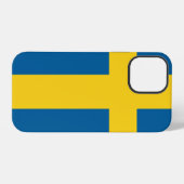 zweedse vlag iPhone hoesje (Achterkant horizontaal)