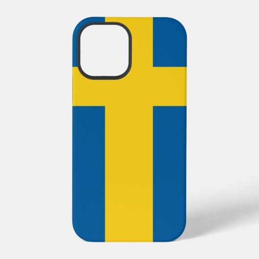 zweedse vlag iPhone hoesje (Achterkant)