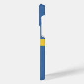 Zweedse vlag iPhone hoesje (Linkerkant)