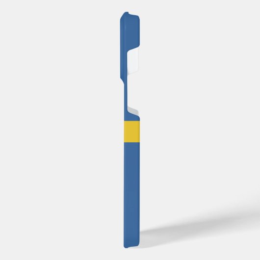 Zweedse vlag iPhone hoesje (Linkerkant)