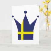 Zweedse vlag kaart (Gele Bloem)