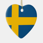 Zweedse vlag keramisch ornament (Rechts)