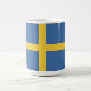 Zweedse vlag koffiemok