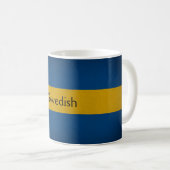 Zweedse vlag koffiemok (Voorkant rechts)
