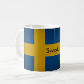 Zweedse vlag koffiemok (Voorkant links)