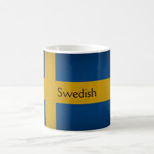 Zweedse vlag koffiemok