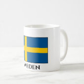 Zweedse vlag koffiemok (Voorkant rechts)