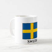 Zweedse vlag koffiemok (Voorkant links)