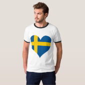 Zweedse vlag kopen t-shirt (Voorkant volledig)
