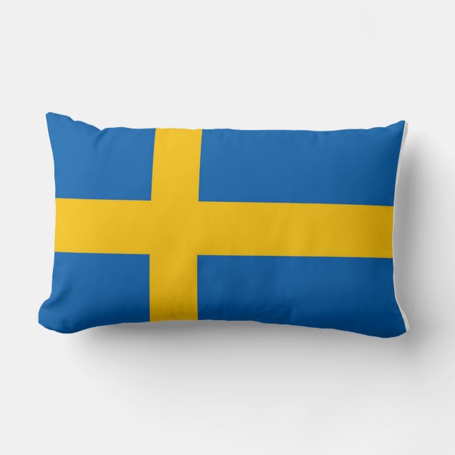 zweedse vlag kussen (Voorkant)