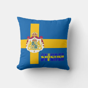 Zweedse vlag kussen