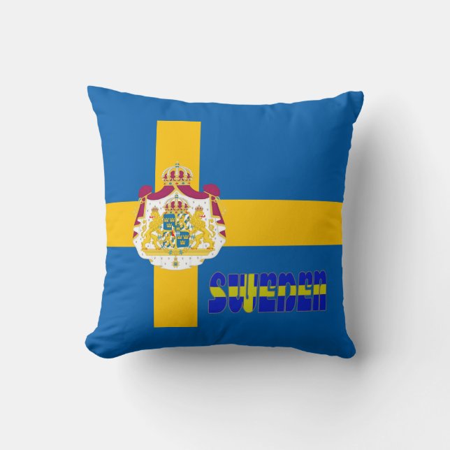Zweedse vlag kussen (Voorkant)