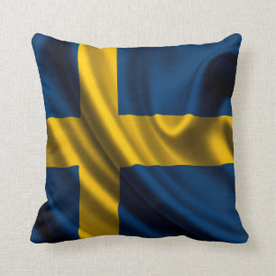 Zweedse vlag kussen
