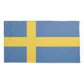 Zweedse vlag kussensloop (Achterkant)