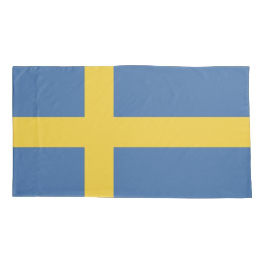 Zweedse vlag kussensloop (Achterkant)