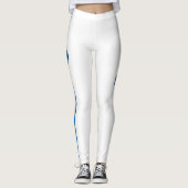 Zweedse vlag leggings (Voorkant)