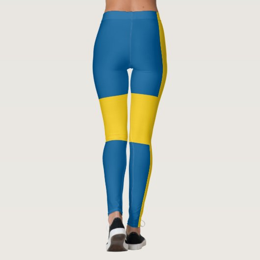 Zweedse VLAG Leggings (Achterkant)