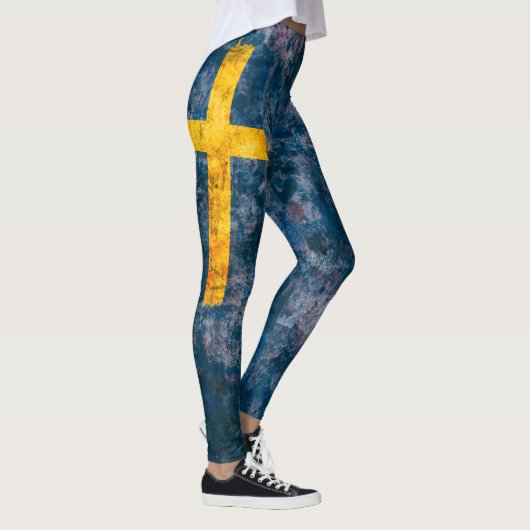 Zweedse vlag leggings (Rechts)
