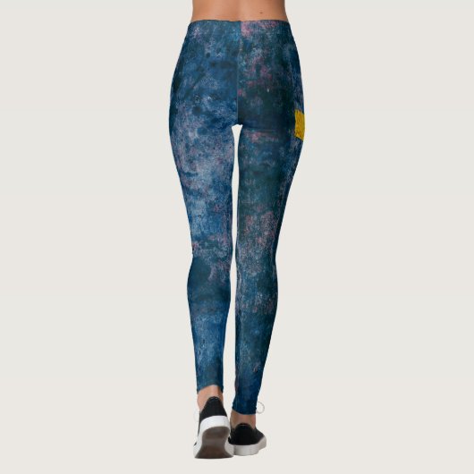 Zweedse vlag leggings (Achterkant)