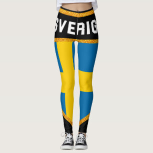 Zweedse vlag leggings