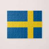 zweedse vlag legpuzzel (Horizontaal)