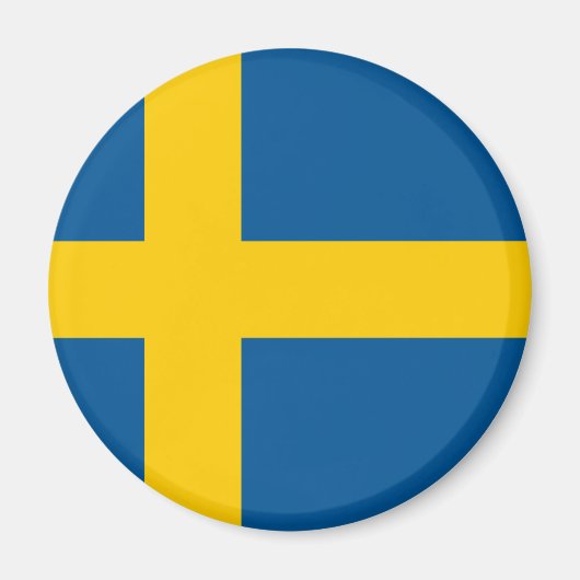 Zweedse vlag magneet (Voorkant)